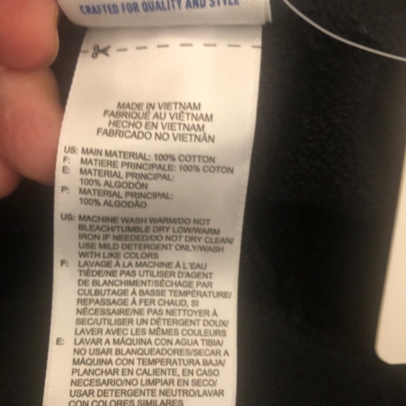 Wide crop pants cotton french Terry Reebok like new - Picture 4 of 6